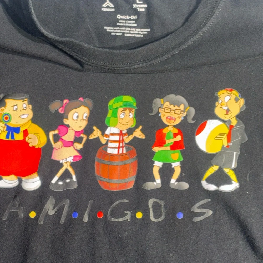 Chavo del 8 and “Friends” Amigos Dri Fit‎ T Shirt Sz L